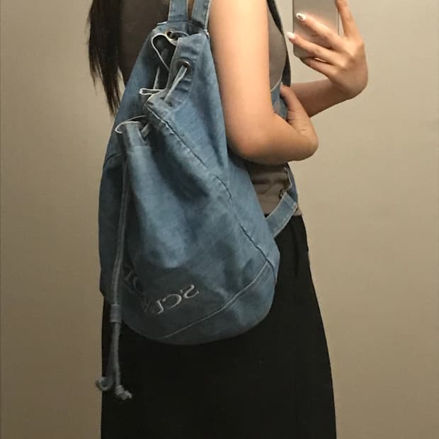스컬프터 버킷백