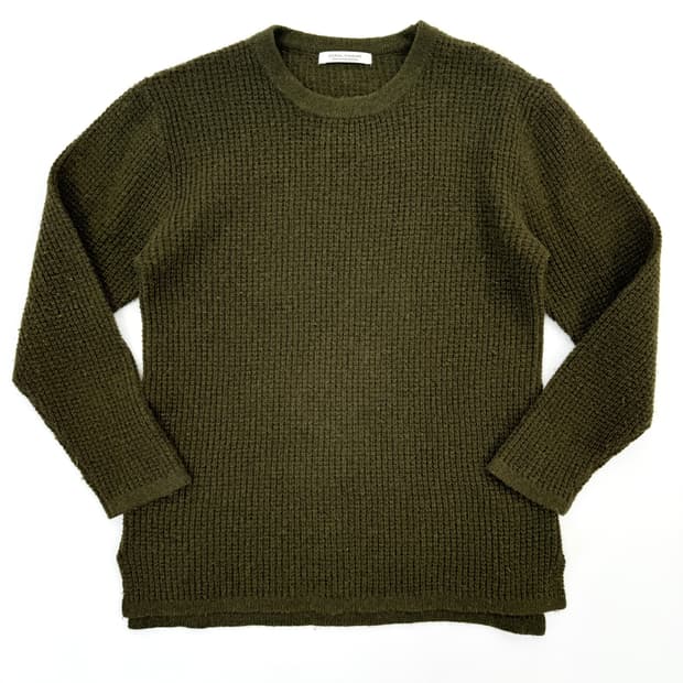 저널 스탠다드 울 와플 니트 크루넥 스웨터