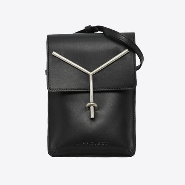 와이프로젝트 Y로고 레더 크로스백 새상품