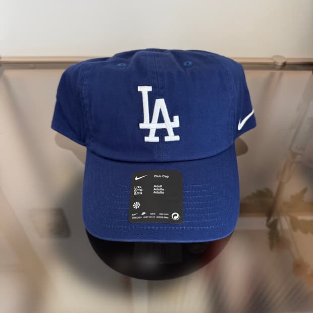 NIKE X MLB LA DODGERS LOGO ROYALBLUE CAP