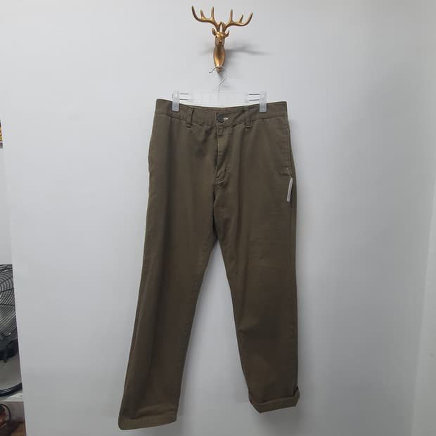 유니폼브릿지 올리브 치노팬츠