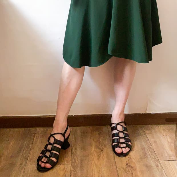 [EU38]끌로에 Chloe 플레어 미디 스커트