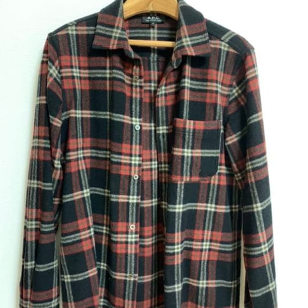 A.P.C 울 넬 셔츠 S