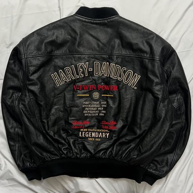 할리데이비슨 라이더자켓 가죽자켓