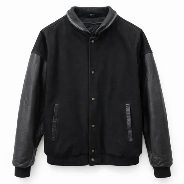 North End 블랙 스타디움 자켓 3XL