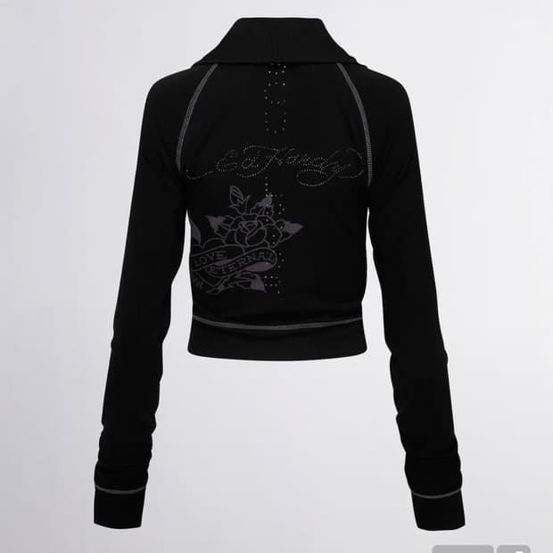 [Sculptor X Ed Hardy] Jersey Track Zip-U