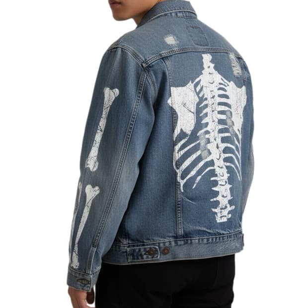 리바이스 72334 본커스텀 워싱데님자켓  XXL