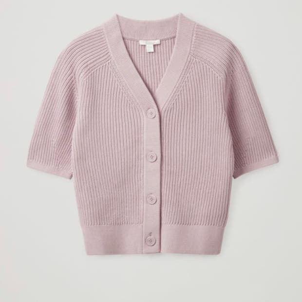 코스 반팔 가디건 새상품