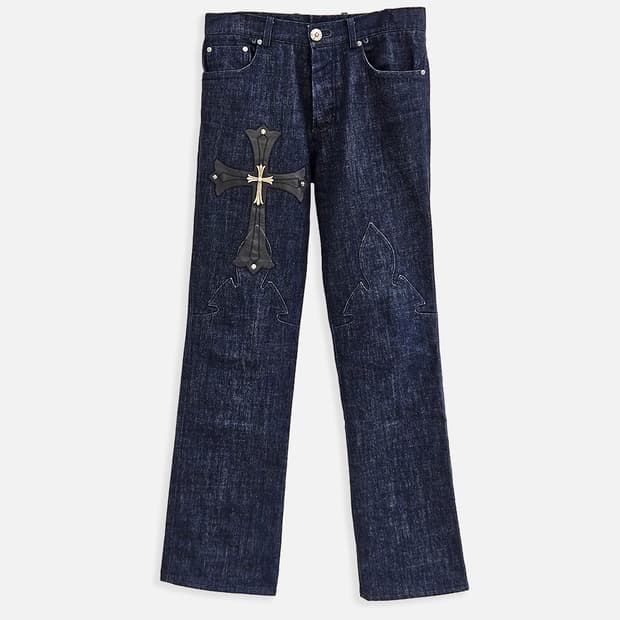 [31] 크롬하츠 크로스 레더 실버 패치 B1103C018 /1600만원