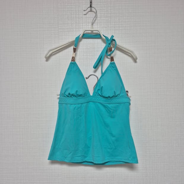 anemone 탱크탑 비키니 상의 Turquoise