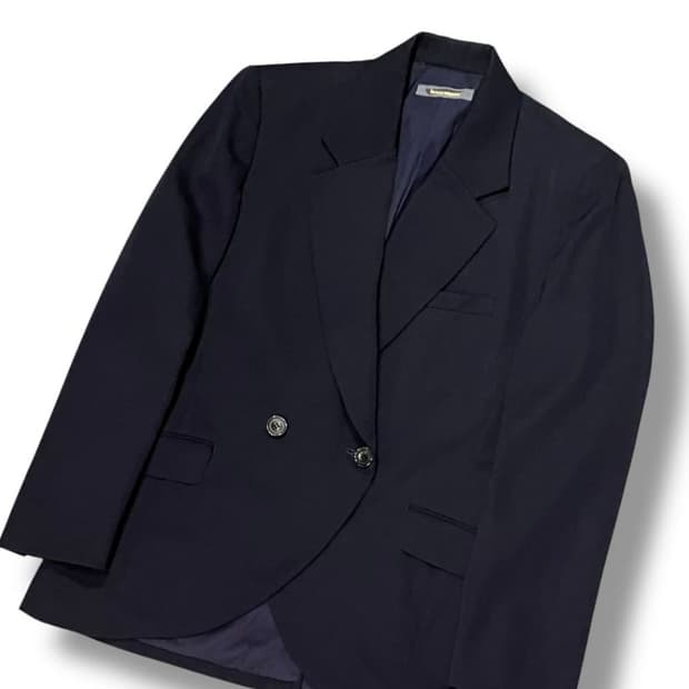 이세이미야케 issey miyake 네이비 울 블레이저