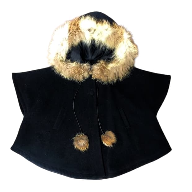 빈티지 망토 판쵸케이프코트 달천 공겜여주 긱시크 히메로맨틱갸루 핀터깔