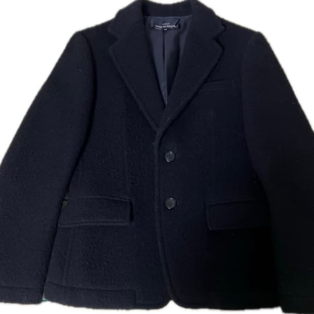 꼼데가르송 트리콧 울 숏코트 팔아요