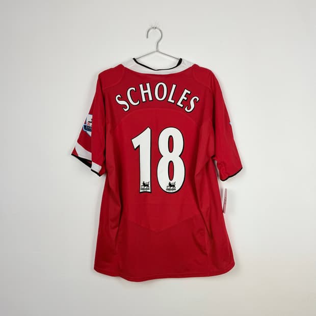 04-06 맨유 홈 스콜스 유니폼