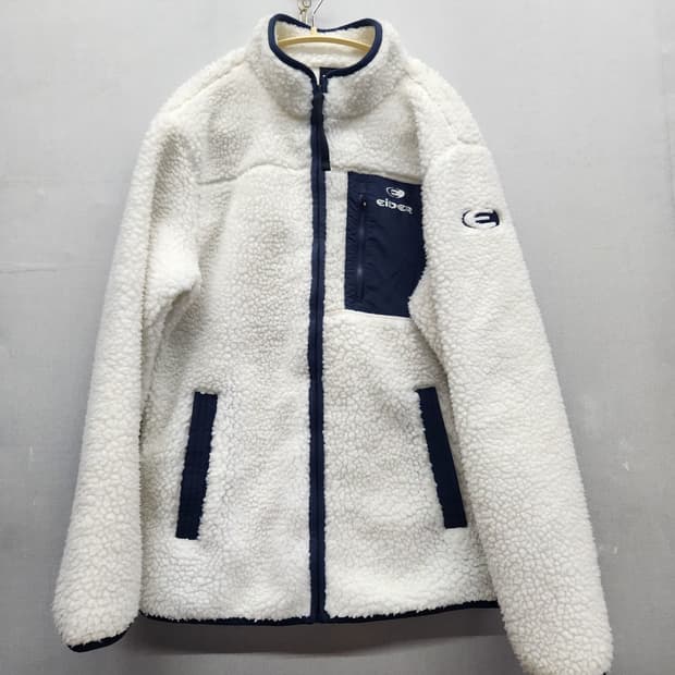 아이더 빅포켓 로고 뽀글이 집업 M(L)