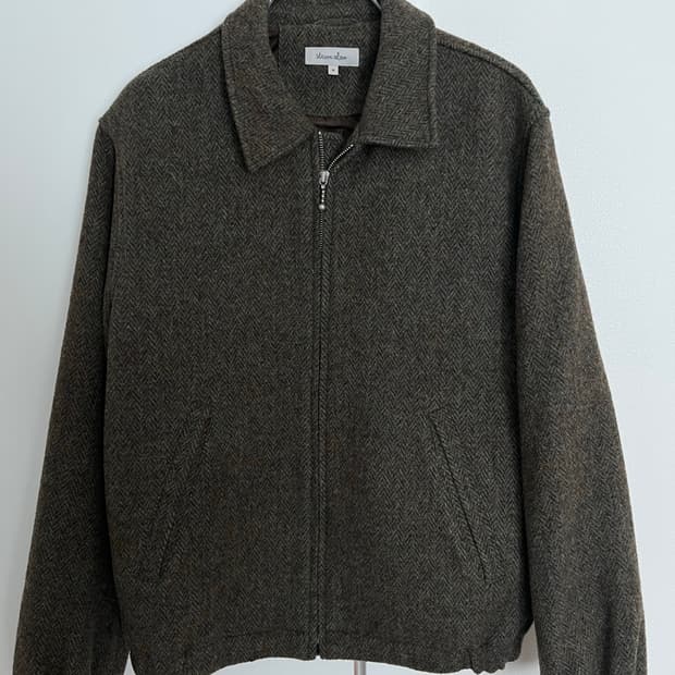 Steven Alan 헤링본 블루종 M