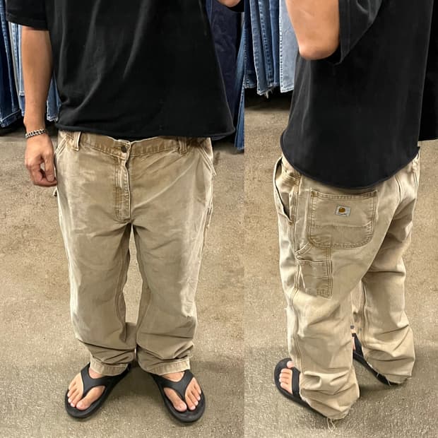 Carhartt 덕캔버스 카펜터 워크 팬츠 (37“)