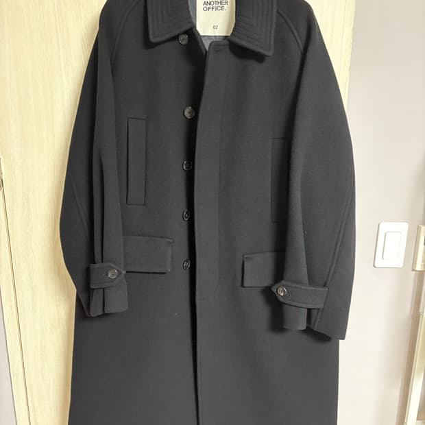 어나더오피스 보이에이져 볼드 발마칸 코트 (블랙) 02사이즈
