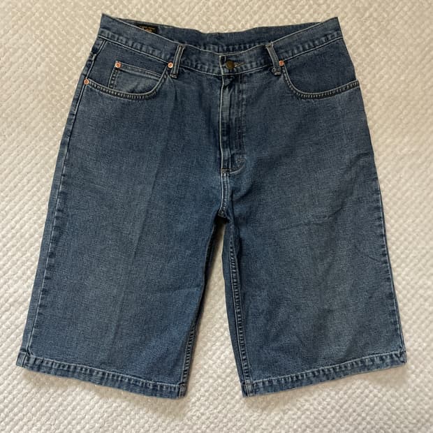 Lee 리 M8903 유니온메이드 레귤러 핏 데님 쇼츠 청반바지