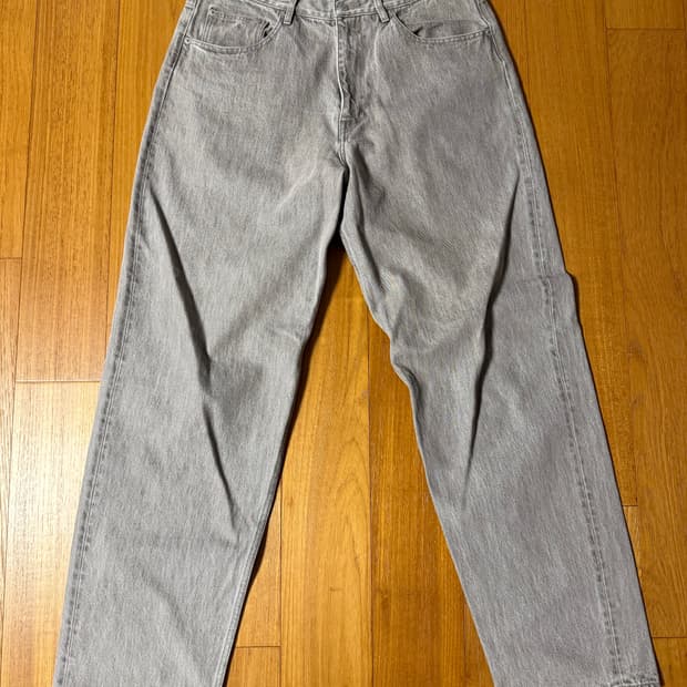 오라리 그레이 데님팬츠 34사이즈 판매