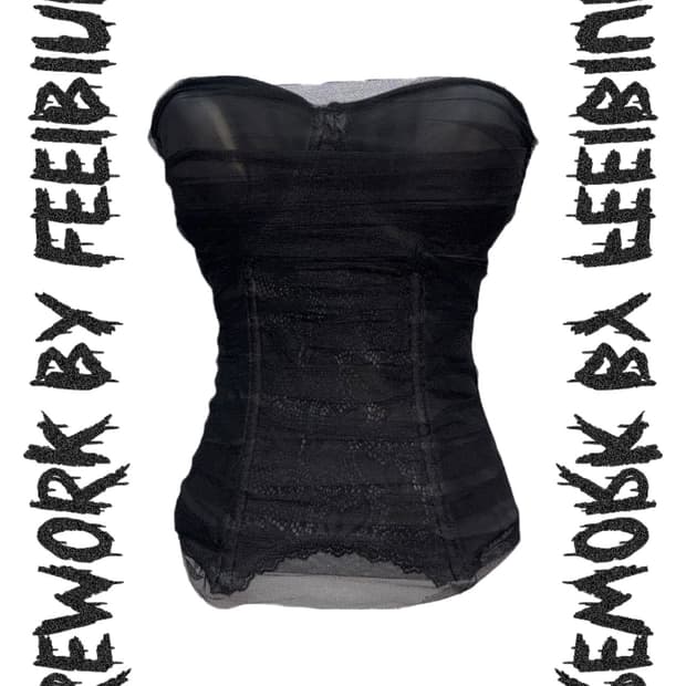 FEELBLUE REWORK 022 – Black Eden Corset