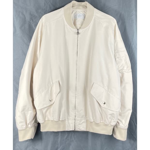 [F] 타임 AMOR 백프린팅 오버핏 MA-1 마원 항공점퍼