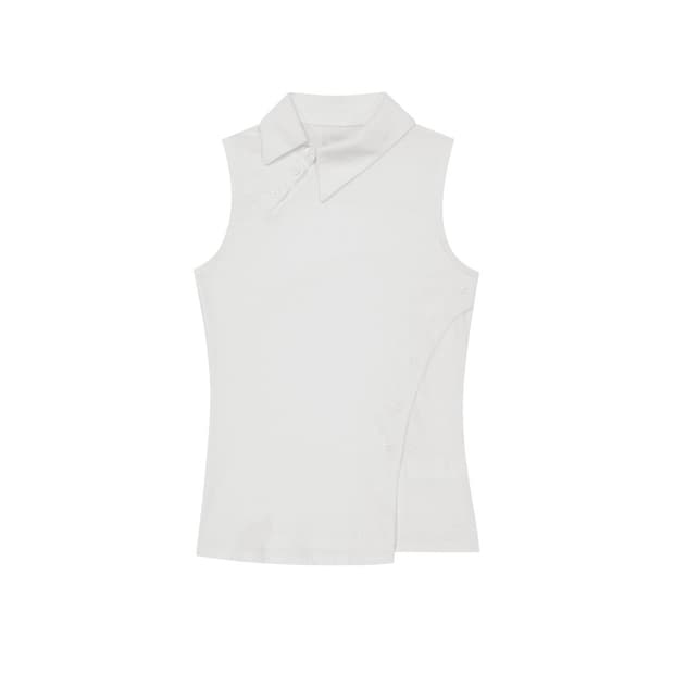 오호스 Curved Cut Collar Tank 커브드 컷 카라 구해요!
