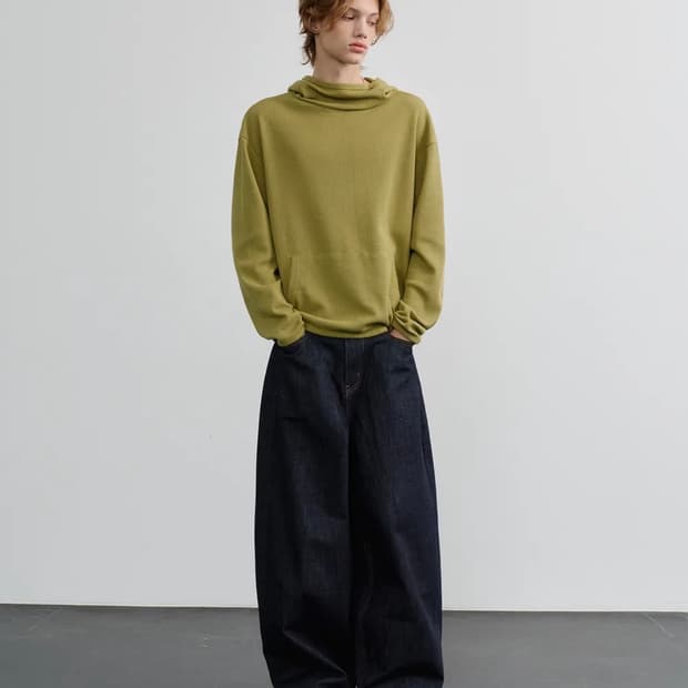 노운 waffle hooded t-shirts