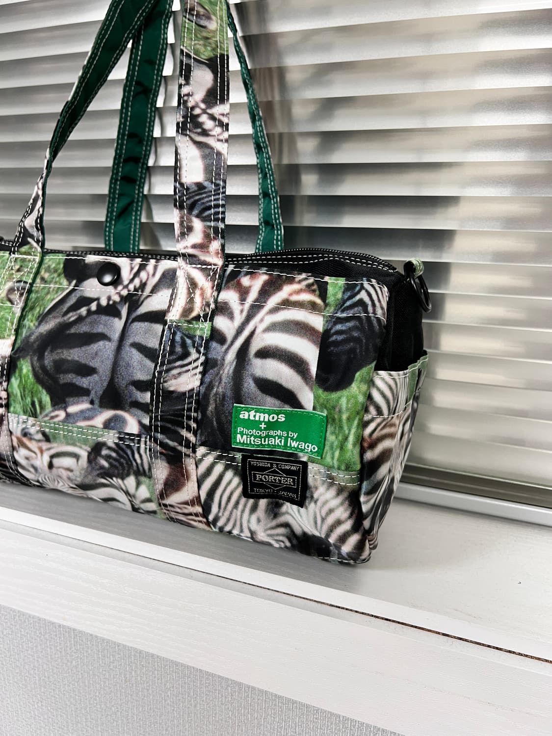 レア品！PORTER atmos Mitsuaki iwago バッグ 2way 美品 ポーター アトモス ハンドバッグ ショルダーバッグ 2WAY 斜め掛け