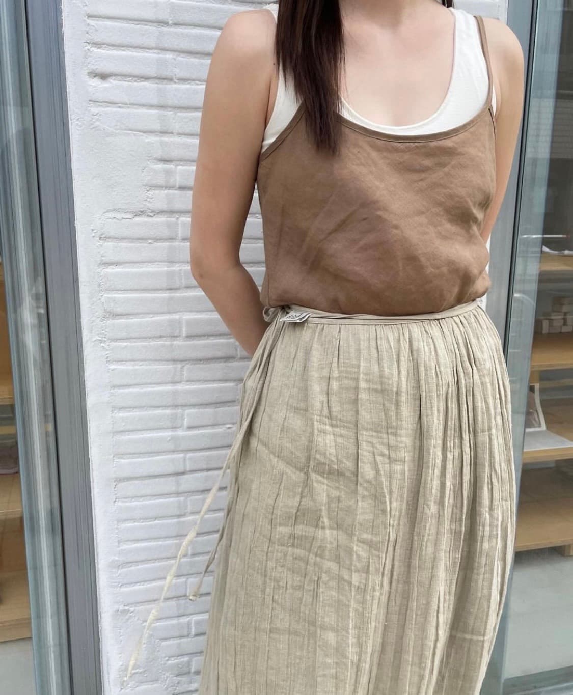 スカート Baserange Shok Wrap Skirt Acacia Brown Baserange Shok Wrap Skirt in Brick | WE ARE ICONIC