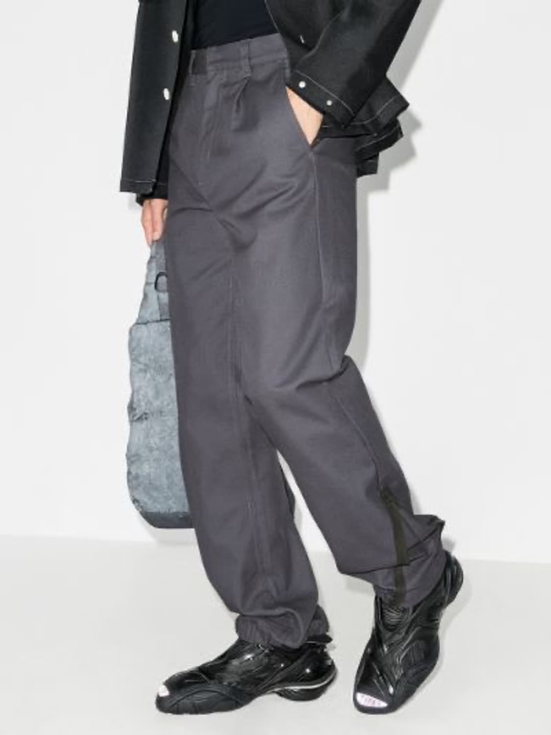 GR10K クロップマン パンツ もち]GR10K 24AW CUT KNEE PANTS サイズ46