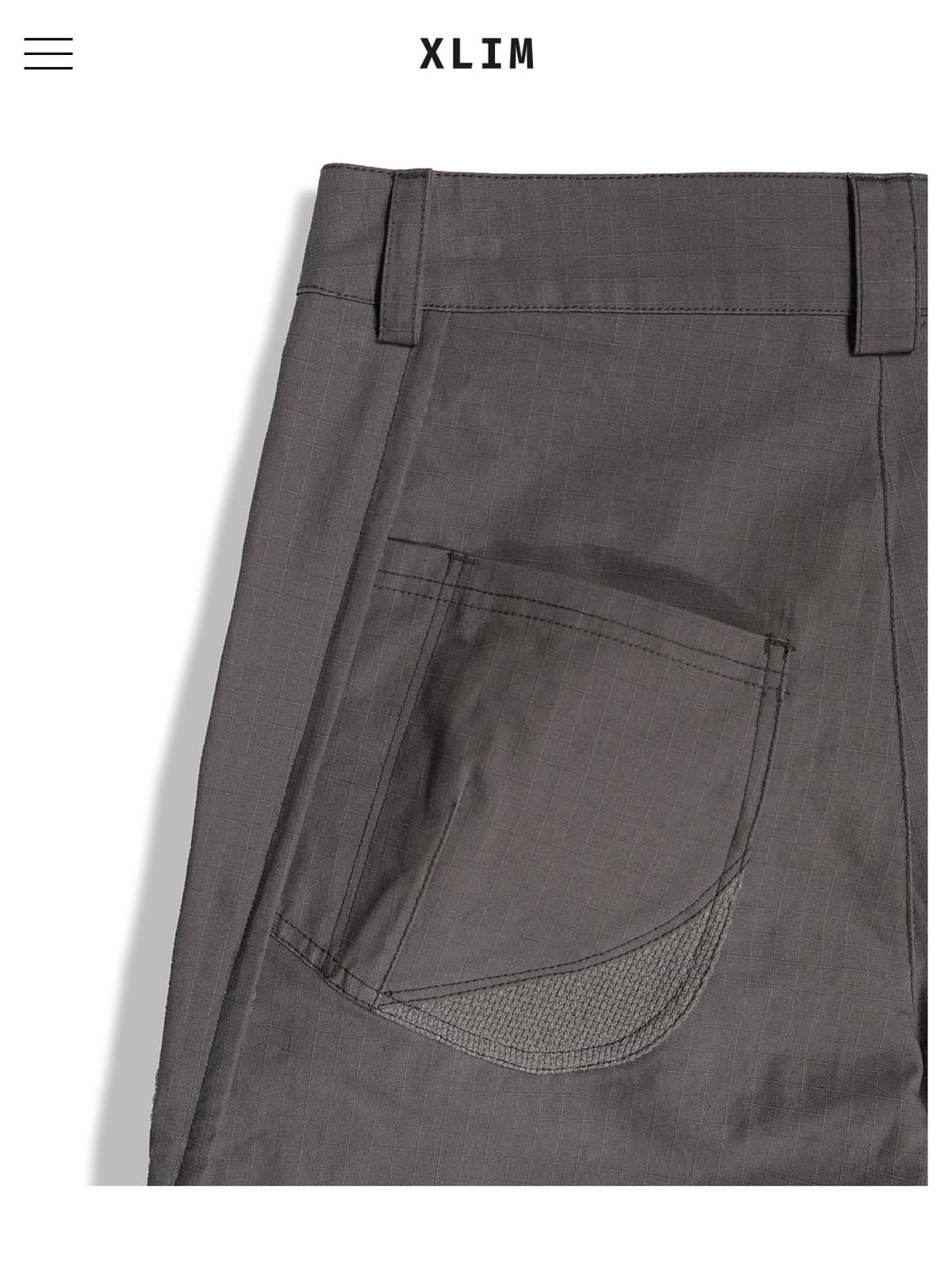 パンツ Xlim ep5 07 trousers grey Xlim ep5 07 trousers grey