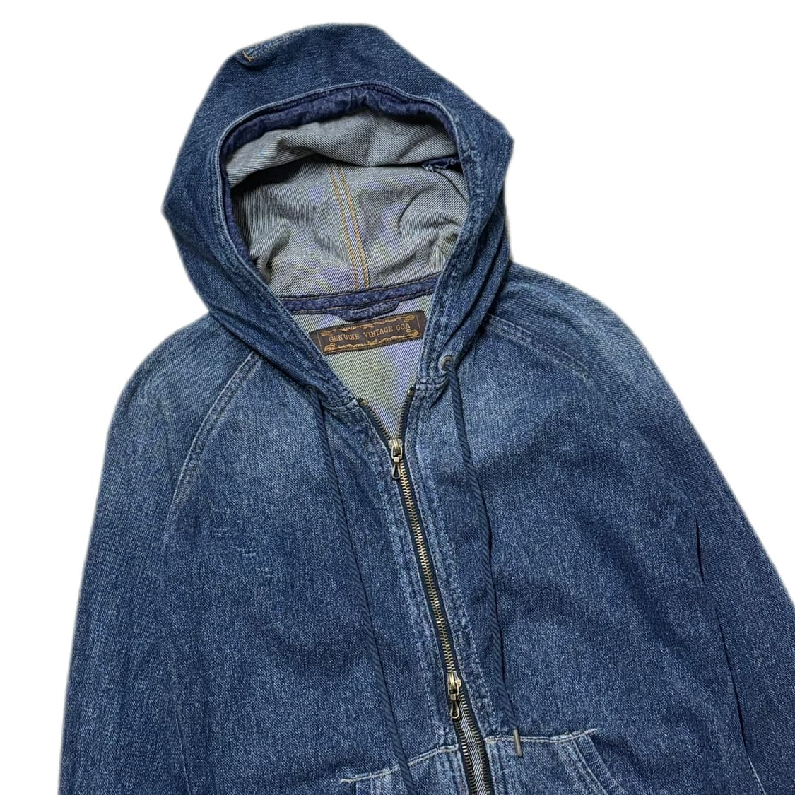 ジャケット・アウター 00s goa Denim Double Zip Hoodie archive 00s goa Denim Double Zip Hoodie archive Hoodie Denim Zip DENIMITUP