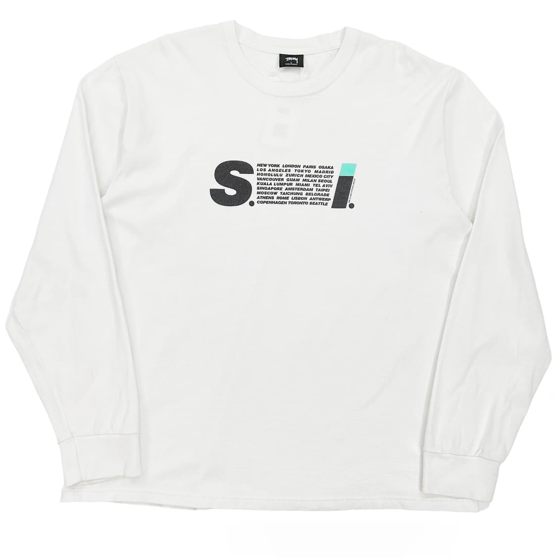 stussy issey miyake parody ロングスリーブ Stüssy SS19 S.I. Issey Miyake Parody T-Shirt | Hypebeast