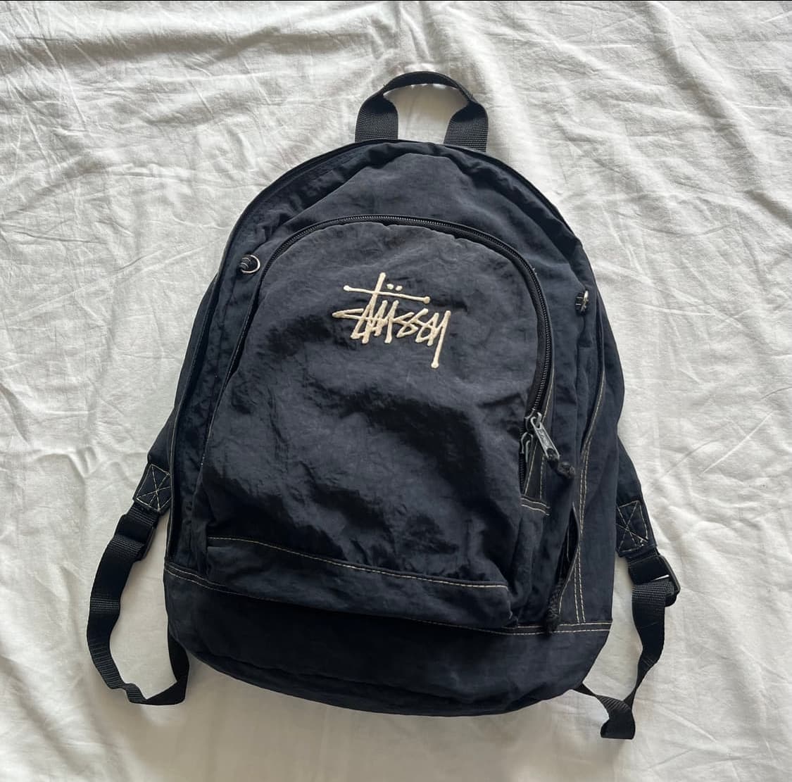 Vintage Stussy Backpack 90's Old Stussy Backpack