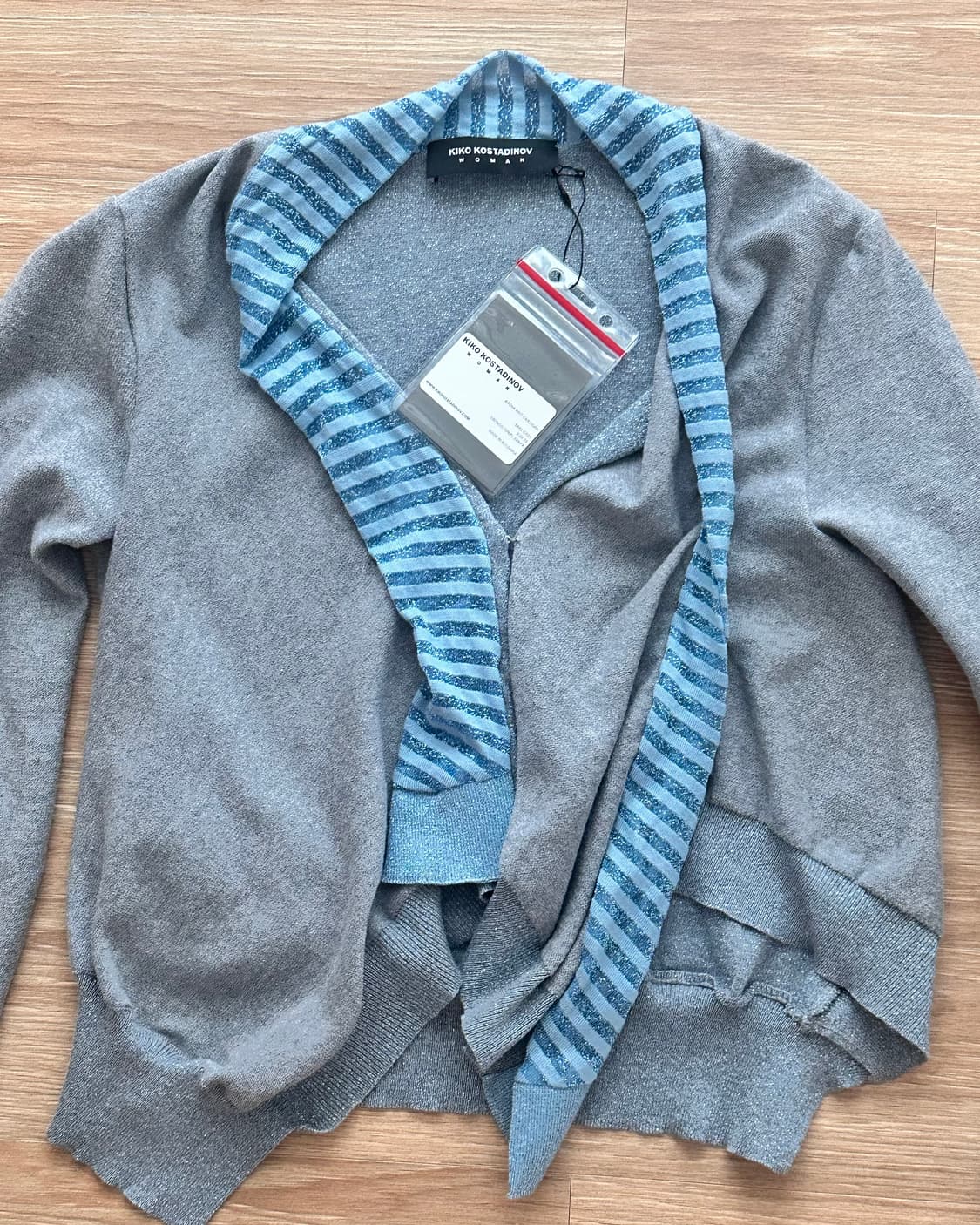 Kiko Kostadinov Gray Arova Cardigan | 후루츠패밀리