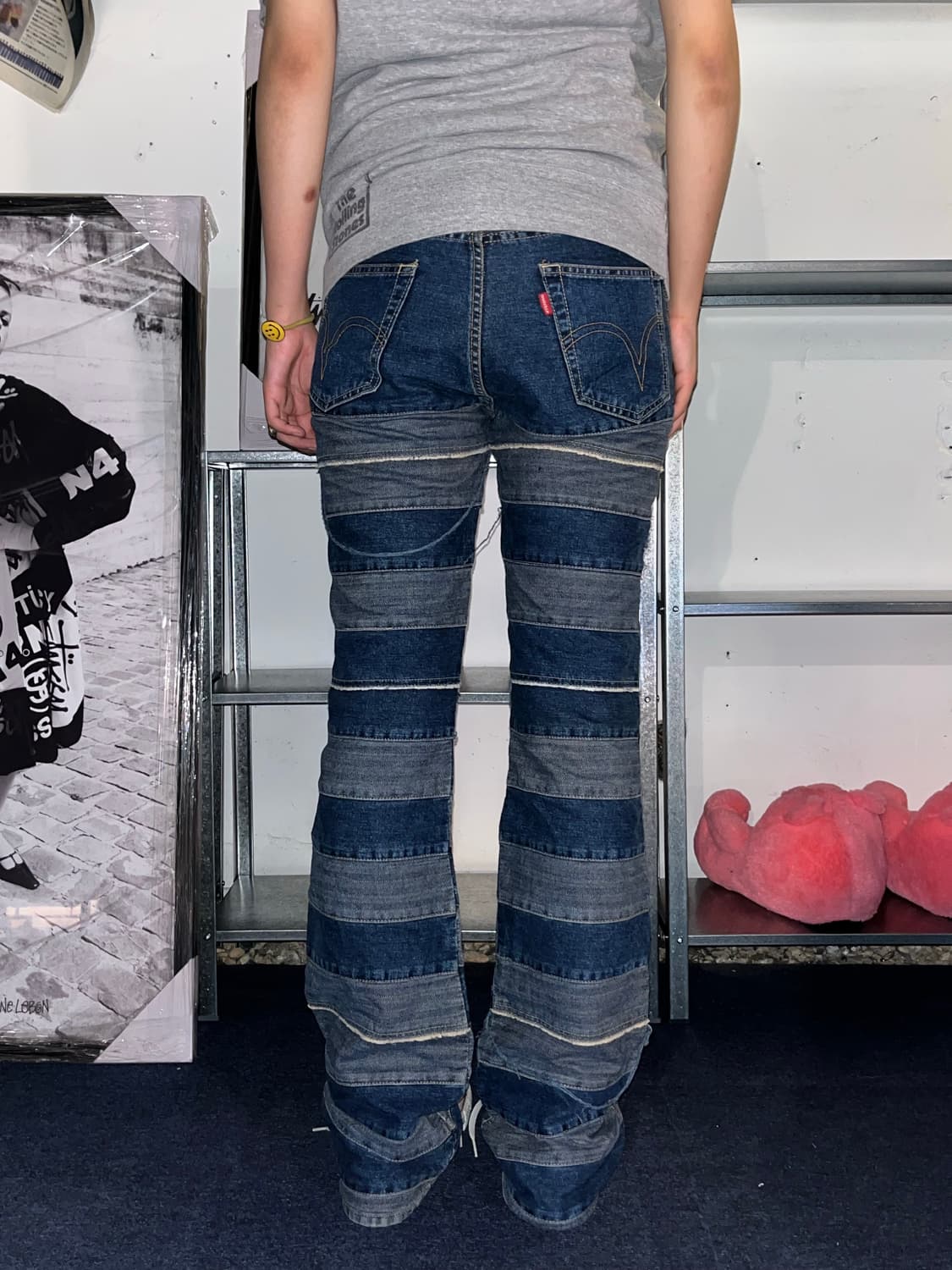 hysteric glamour ヒステリックグラマー kinky jeans ヒステリックグラマーHYSTERIC GLAMOUR KINKY JEANS ワッペン