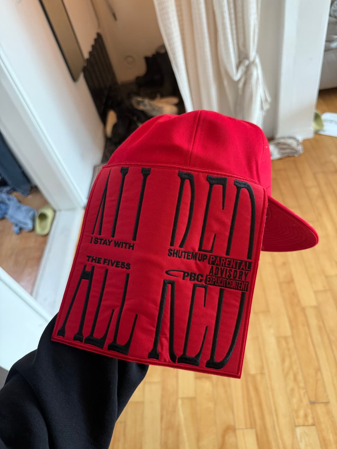 Playboi Carti All Red Snapback Playboi Carti All Red Hat Opium