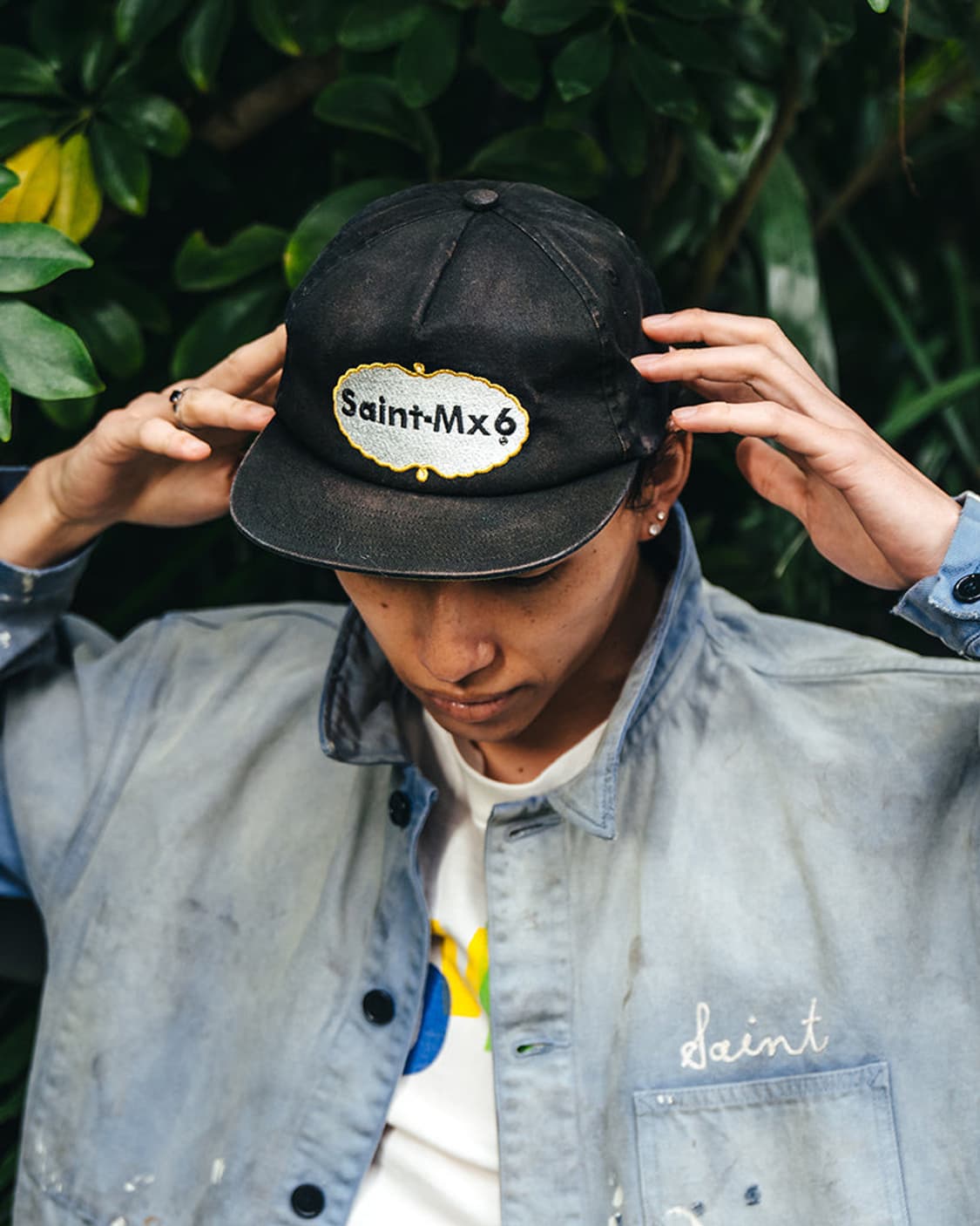 SAINT ロ*ィ様 SAINT Mxxxxxx 5Panel Cap_Eat Me MXXXXXX Logo