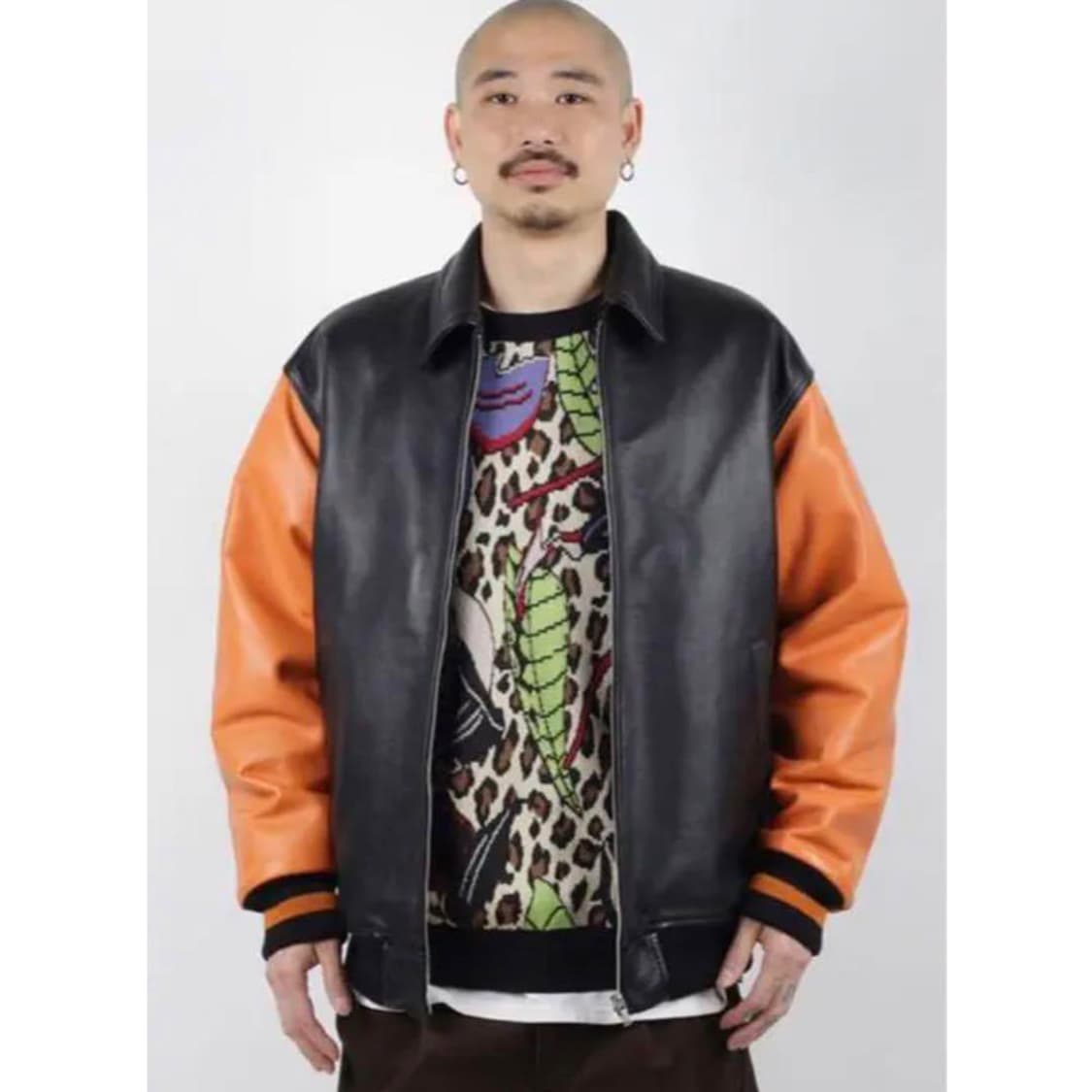 WACKO MARIA LEATHER VARSITY JACKET 22FW wackomaria LEATHER VARSITY