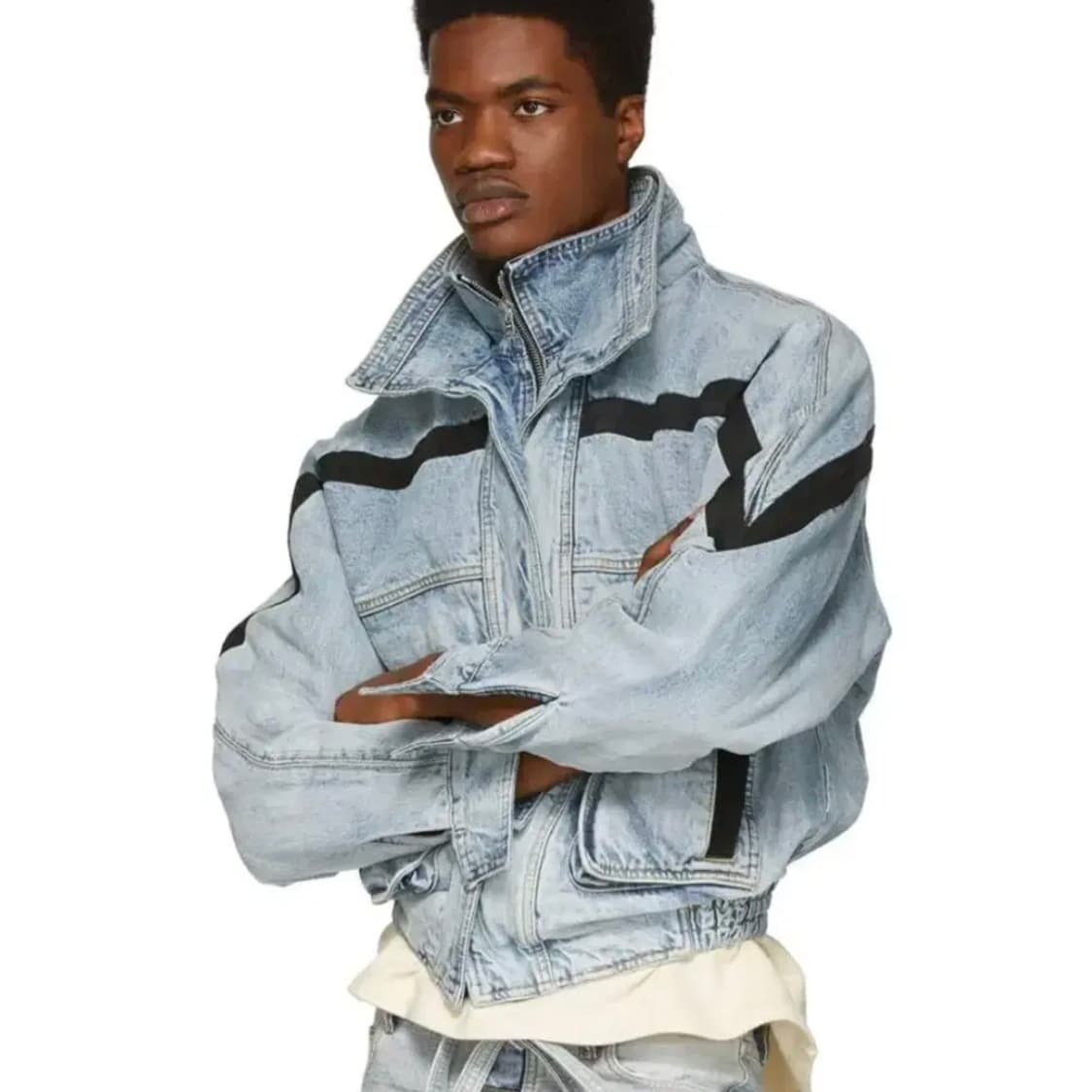 FEAR OF GOD 6th SKI Denim Jacket デニム Fear of God Indigo Vintage Denim Ski Jacket Fear Of God