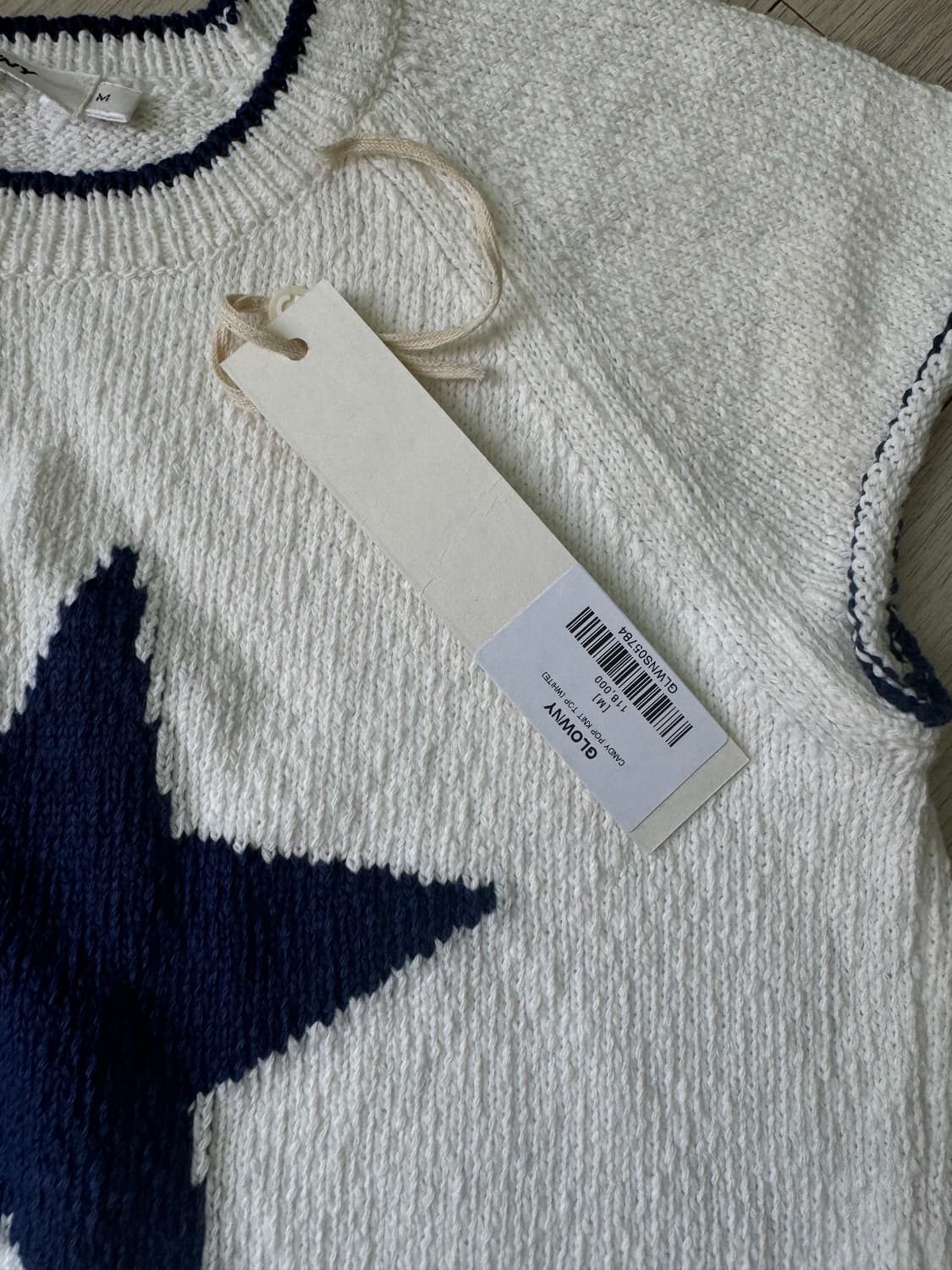 GLOWNY♡ CANDY POP KNIT TOP GLOWNY】25HS☆ (S，M，L) CANDY POP