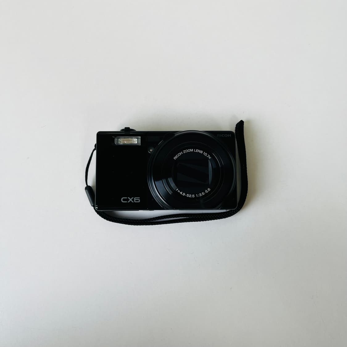 【美品】RICOH CX6 ブラック 名機 Cx6 Ricoh Cx Ricoh CX Series CX6 Black Optical Zoom MP Digital