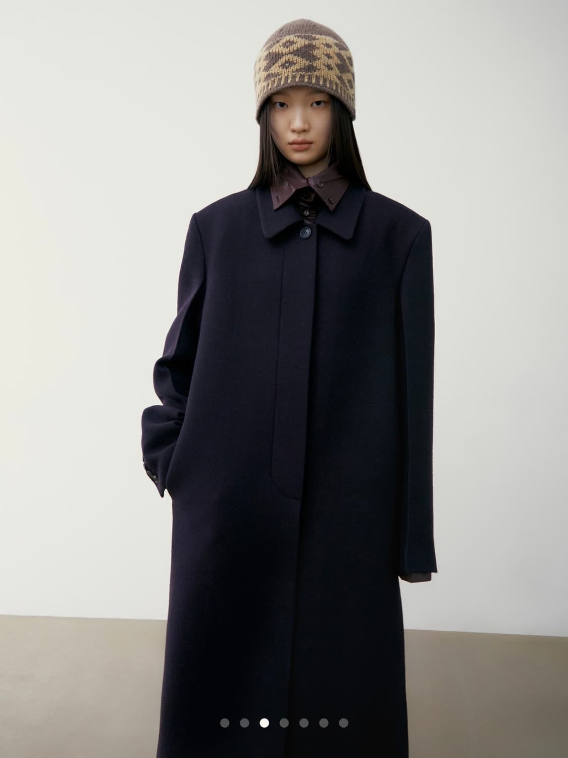 LOWCLASSIC JACQUARD BUCKET BEANIE_BROWN | 후루츠패밀리