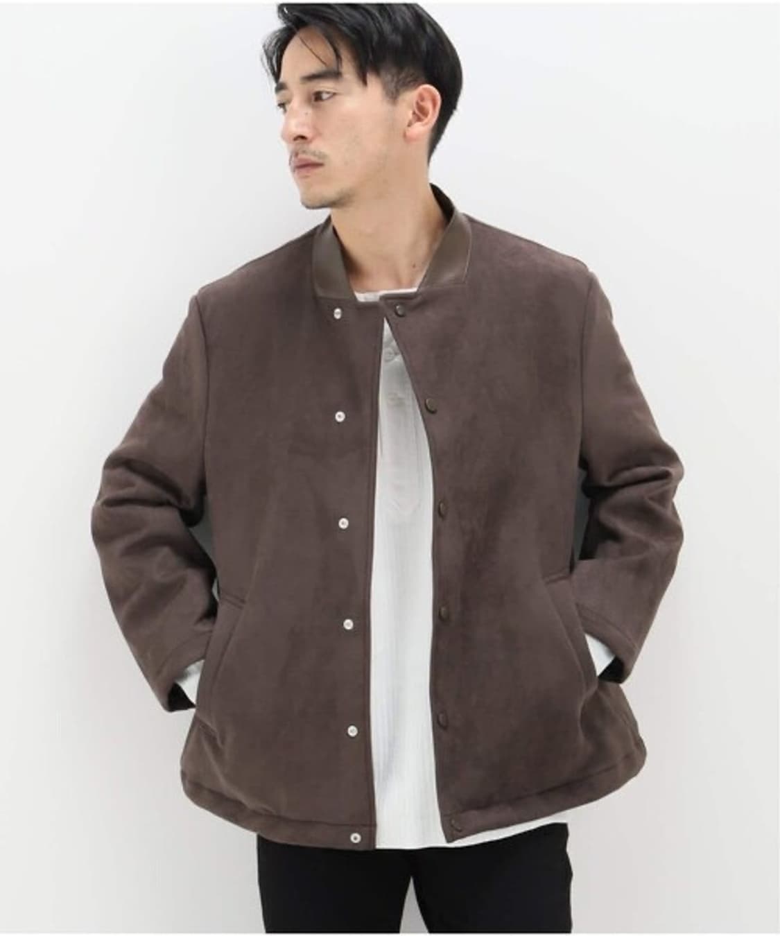 Sasquatchfabrix. Fake Suede Coach Jacket 2022AW】 Sasquatchfabrix