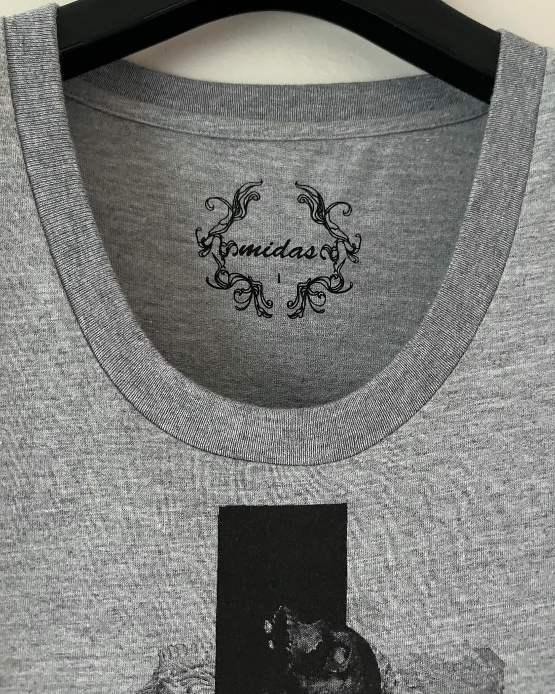 トップス MIDAS skull print gimmick L/S T-shirt MIDAS skull print gimmick L/S T-shirt