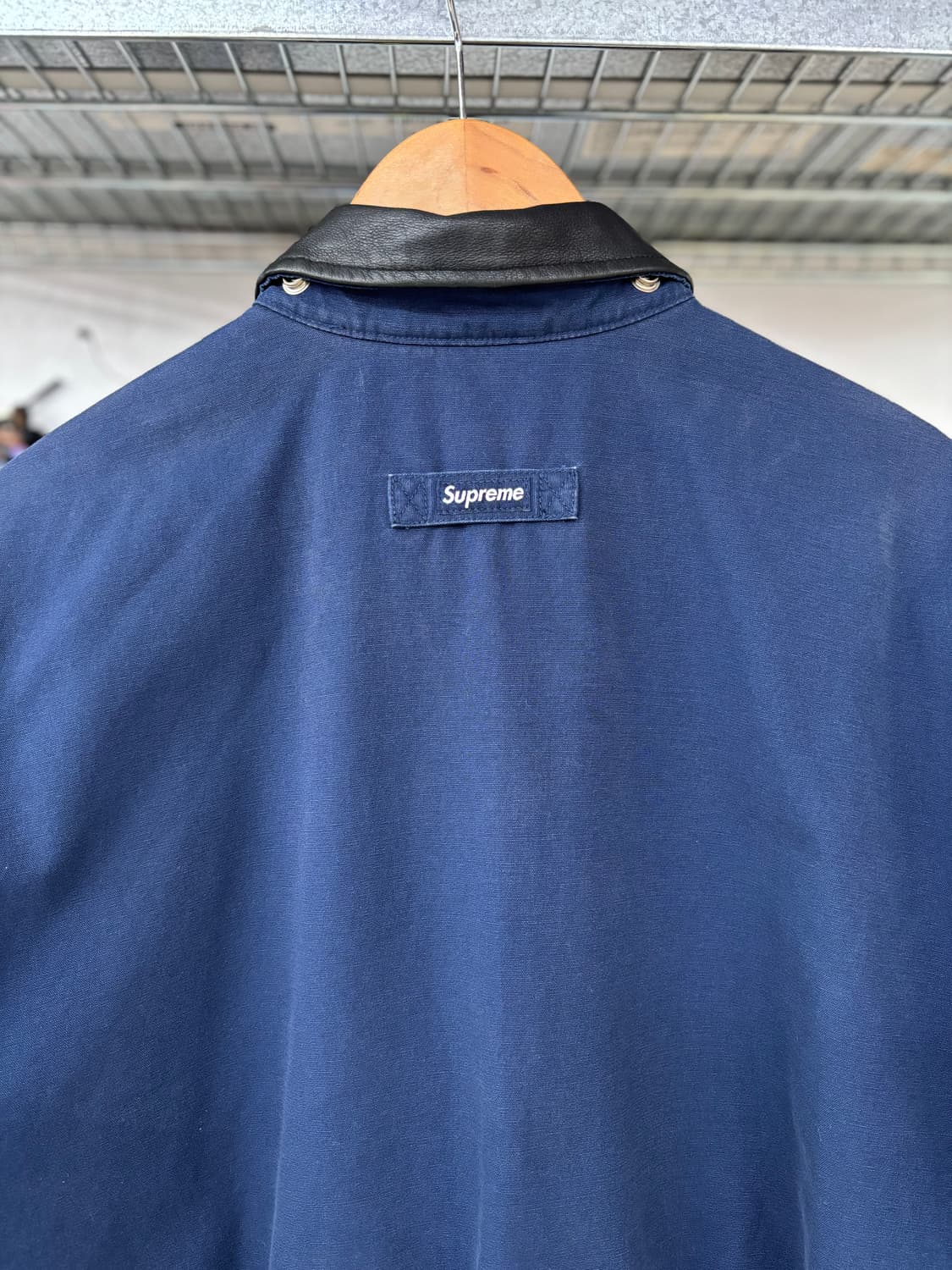 24FW Supreme Leather Collar Utility Jack | 후루츠패밀리