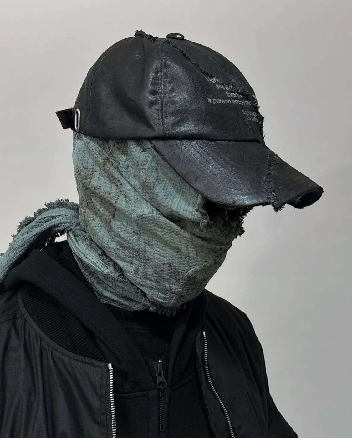 fffpostalservice split waxed damaged cap | 후루츠패밀리