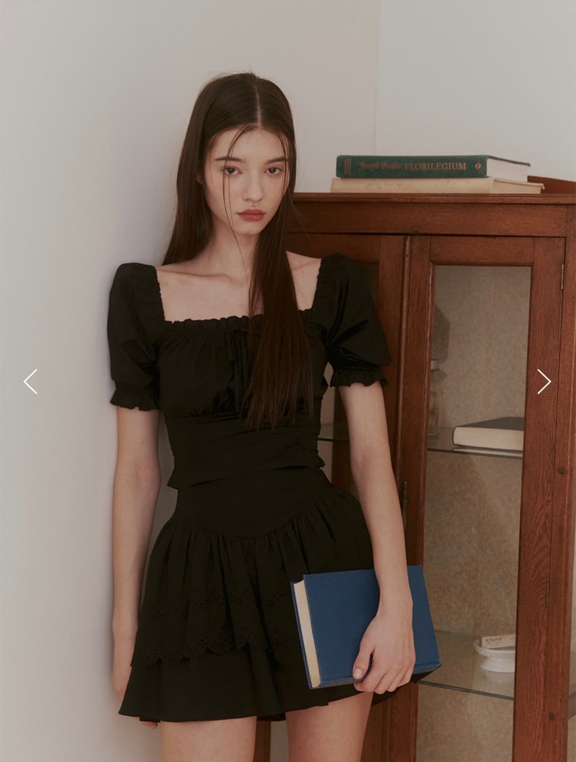 NOT YOUR ROSE ♥ Irene skirt / 追跡付 NOT YOUR ROSE] Irene skirt (Black) | もごつ