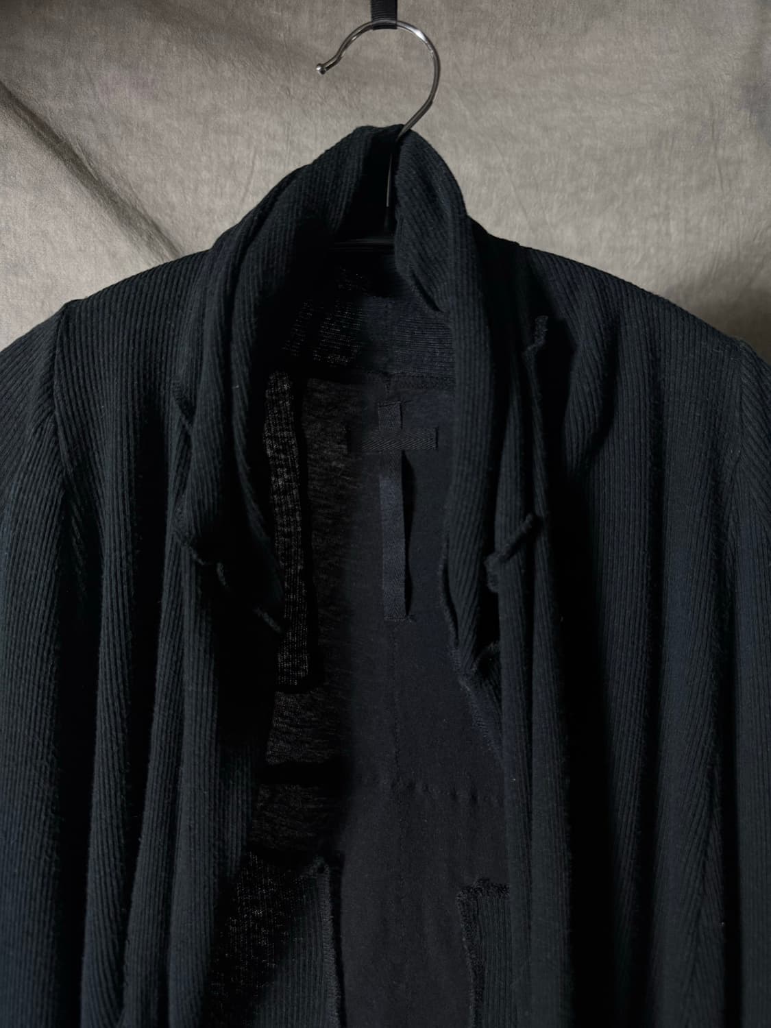 トップス 00s archive L.G.B. back cross cardigan L.G.B. Early 00s Bleached Back Cross Cardigan – DRIEW